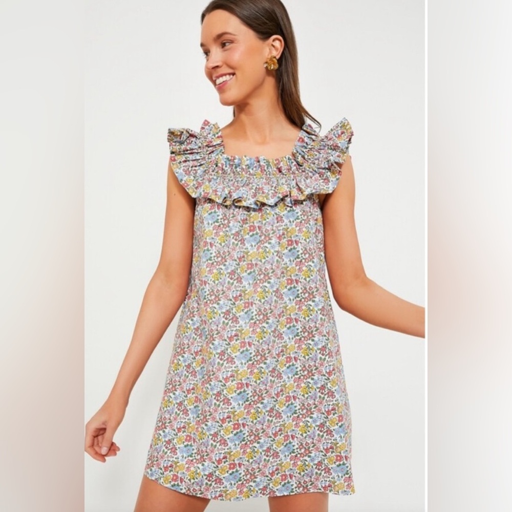 Tuckernuck Hyacinth House Floral María Mini Dress size S